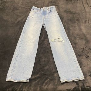 Levis Ribcage straight jeans